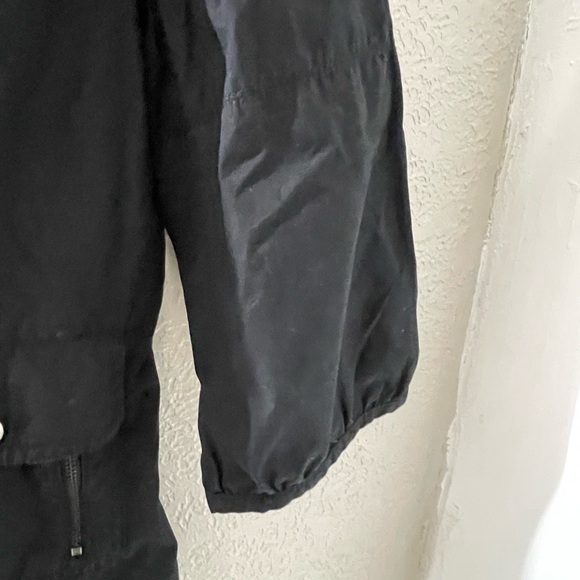 Y2K Ann Taylor Business Casual Black 3/4 Sleeve Button Up Jacket Size‎ Medium - Picture 4 of 12